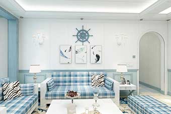 宣城地中海风格-客厅