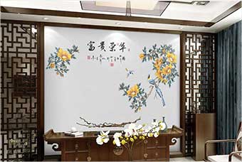 宣城森佰汇航空纤维墙咔(富贵荣华)