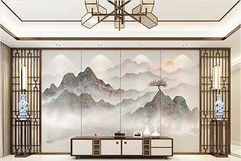 宣城森佰汇航空纤维（山水画系列）