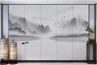 宣城森佰汇航空纤维（山水画系列）