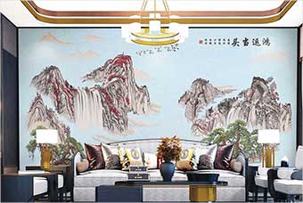 宣城森佰汇航空纤维墙咔（鸿运当头）